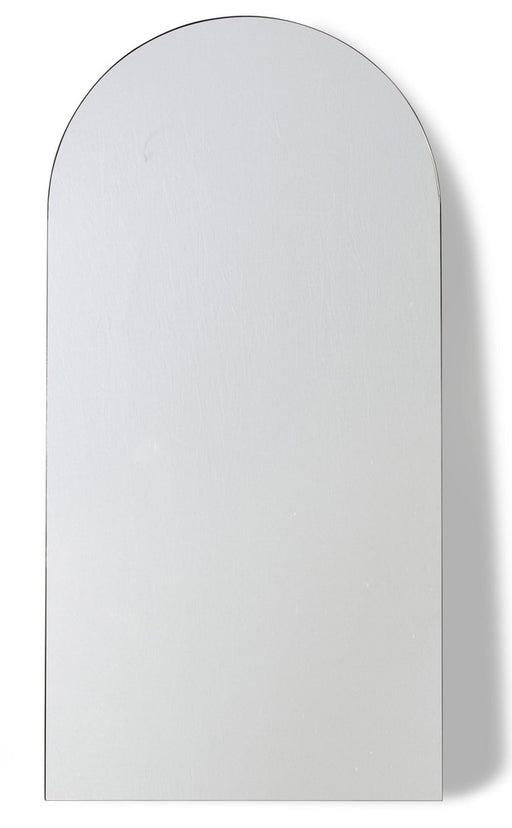 Leonidas Black Arched Floor Mirror Medium: 200cm H x 3cm D x 100cm W
