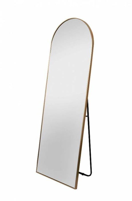 Lordy Gold Arched Cheval Mirror