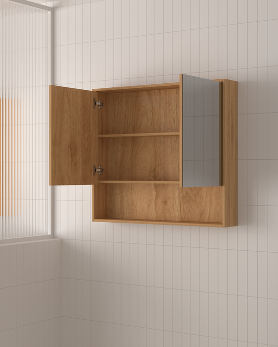 Matthew 2 Door Timber Mirror Cabinet