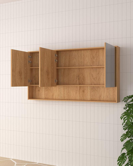 Miel 3 Door Timber Mirror Cabinet