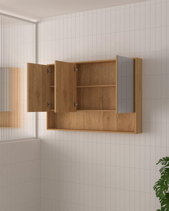 Annie 3 Door Timber Mirror Cabinet