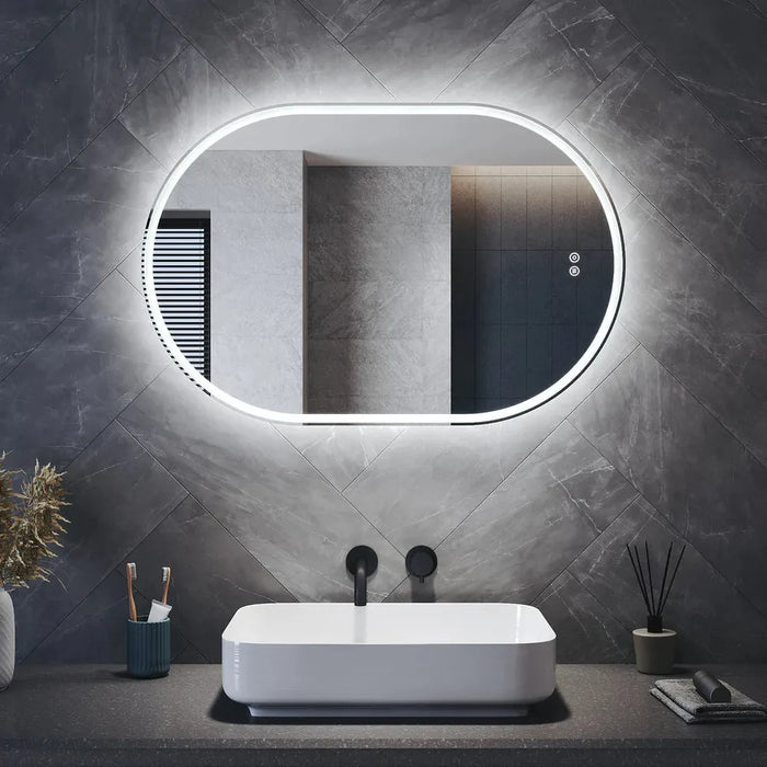 Antolin Pill-Shaped LED Bathroom Wall Mirror