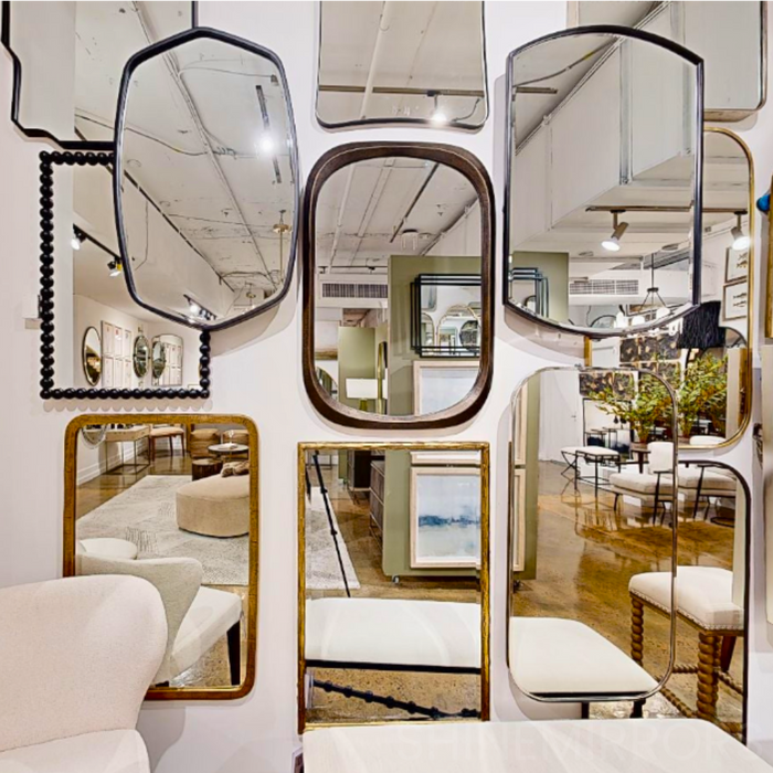 Uttermost Duronia Black Wall Mirror