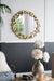 Marcy Gold Leaf Designer Wall Mirror