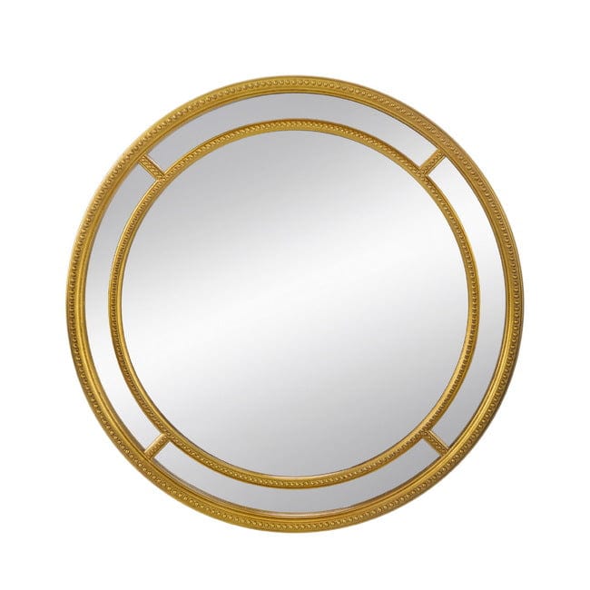 Mardelle Gold Round Wall Mirror — SHINE MIRRORS AUSTRALIA