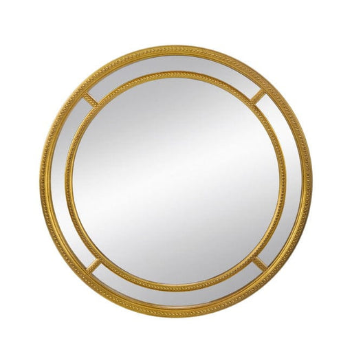 Mardelle Gold Round Wall Mirror