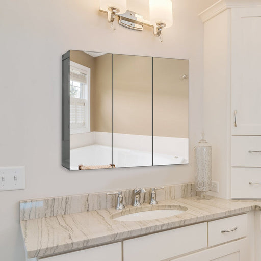 Max Bathroom Mirror Shaving Cabinet 3-Door