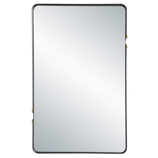 Mckenna Black Rectangle Wall Mirror