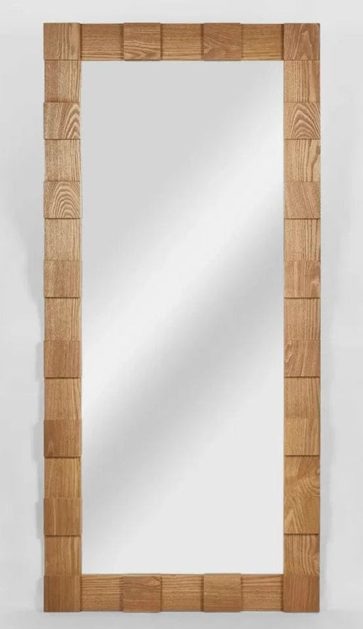 Melanie Oak Floor Mirror
