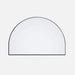 Micah Matt Black Arch Mirror Small: 80cm x 2.5cm x 120cm