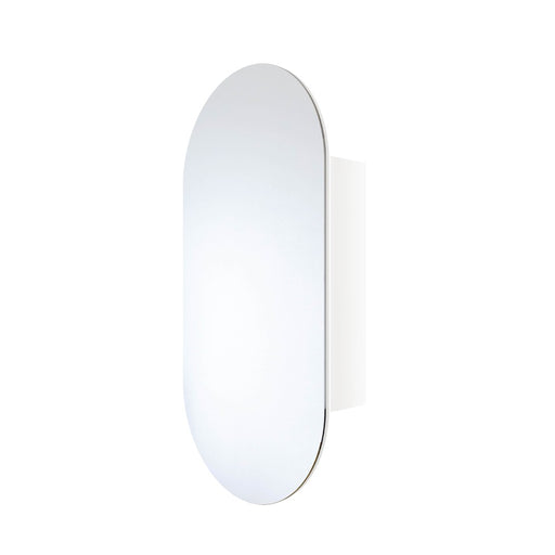 Milka Pill White Mirror Cabinet