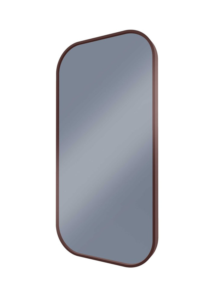 Milo Bronze Curved Rectangle Wall Mirror — SHINE MIRRORS AUSTRALIA