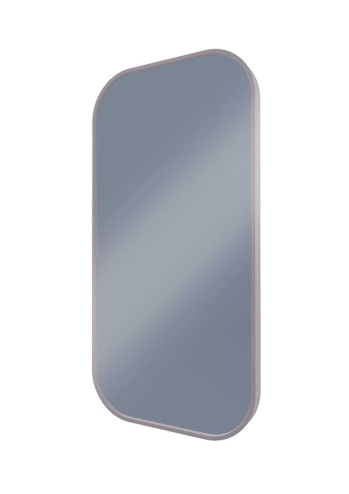 Milo Nickel Curved Rectangle Wall Mirror — SHINE MIRRORS AUSTRALIA