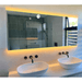 Miro Frontlit LED Bathroom Mirror With Bluetooth Option