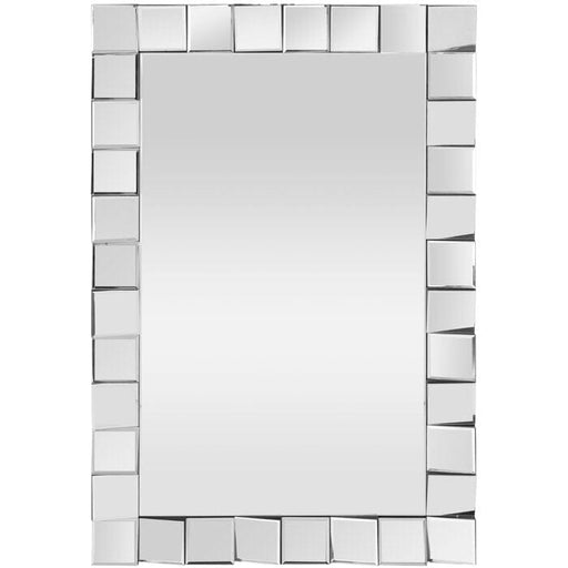 Missy Silver Rectangle Wall Mirror