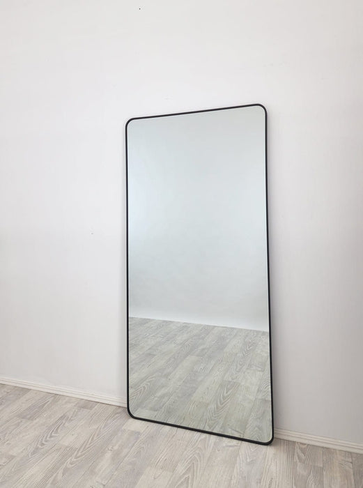 Montfort Black Rectangle Wall Mirror