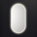 Neo Brushed Gold Pill LED Frontlit Bathroom Mirror