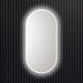 Neo Gun Metal Pill LED Frontlit Bathroom Mirror