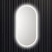 Neo Matte White Pill LED Frontlit Bathroom Mirror