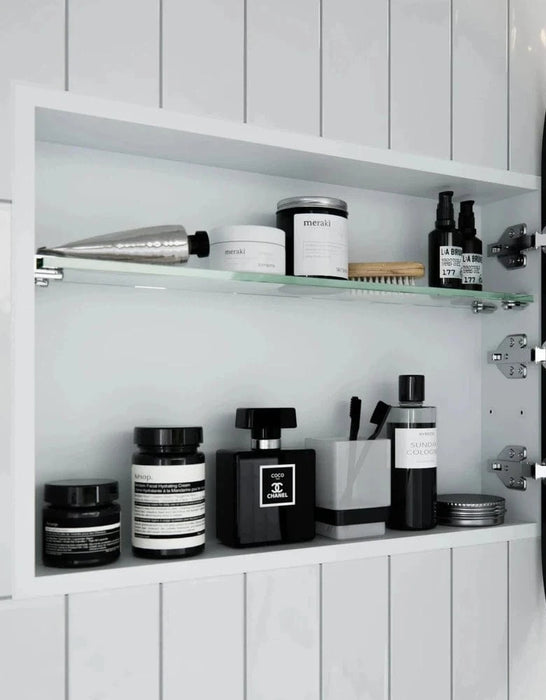 Noella Antique Brass Pill Mirror Cabinet