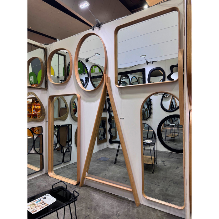 Jason Square Timber Wall Mirror