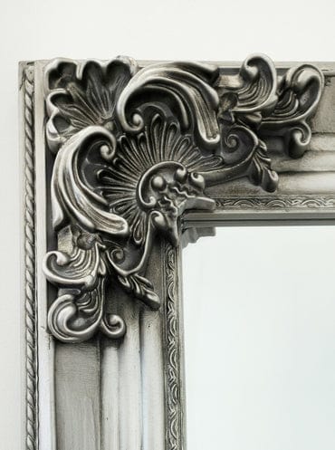 Penny Ornate Silver Wall Mirror