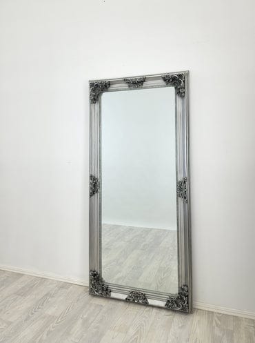 Penny Ornate Silver Wall Mirror