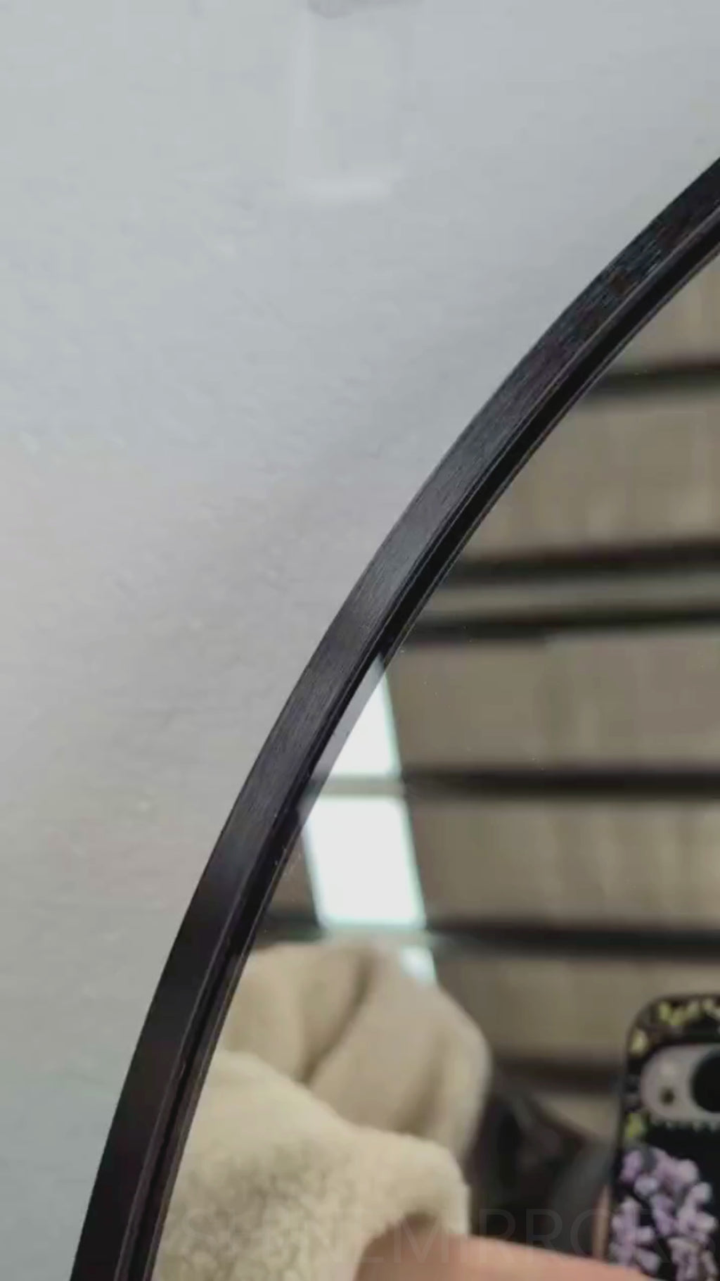 Astra Pill-Shaped Backlit LED Bathroom Mirror- For Clearance