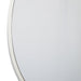 Raylan White Round Wall Mirror