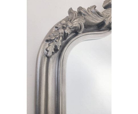Rhett Antiqued Silver Arch Wall Mirror