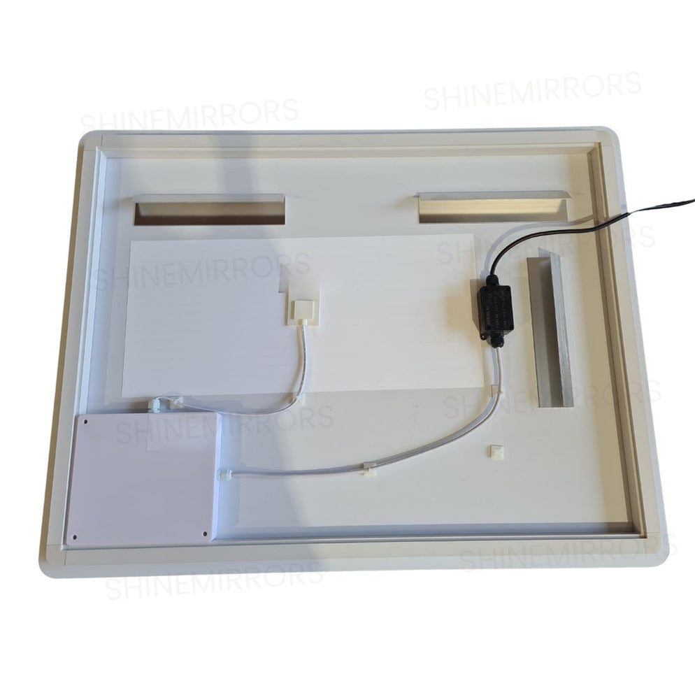 Salvatore Rectangle Backlit LED Mirror with Adjustable LED Colour and ...