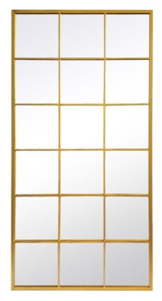 Scarlett Rustic Gold Wall Mirror