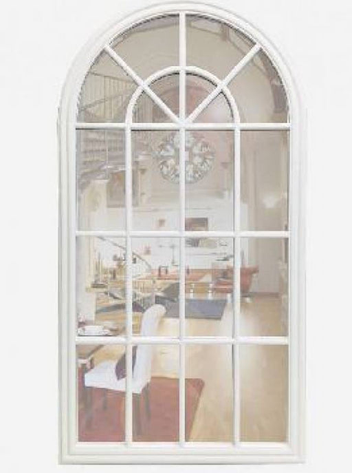 Shandee Arched White Mirror