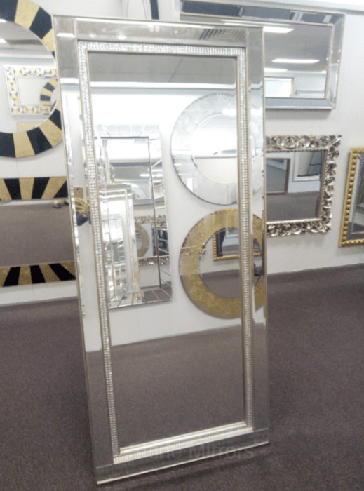 Shereen Silver Large Wall Mirror