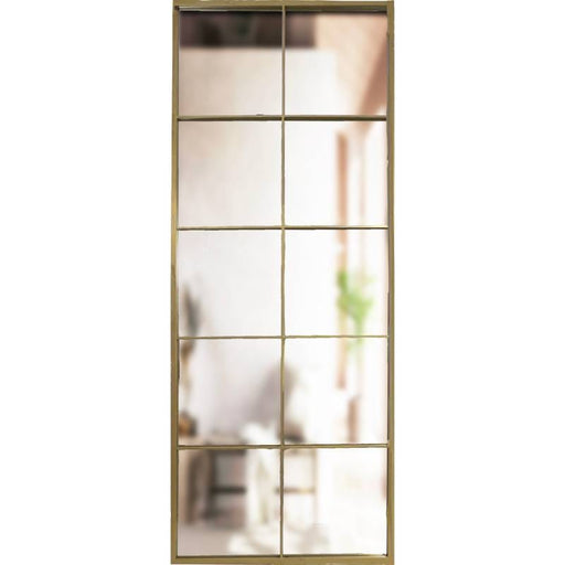 Smithson Rectangle Gold Wall Mirror