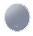 Sphere Matte White Round Frontlit LED Bathroom Mirror 60cm W x 3.5cm x 60cm H -with Bluetooth and Adjustable light colour and Demister