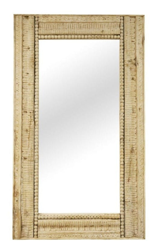 Terry Antique Wood Framed Wall Mirror