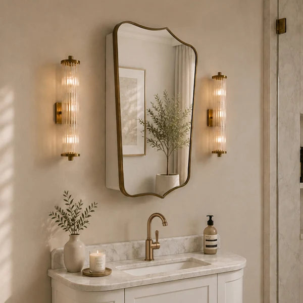 Beckett Bronze Mirror Cabinet