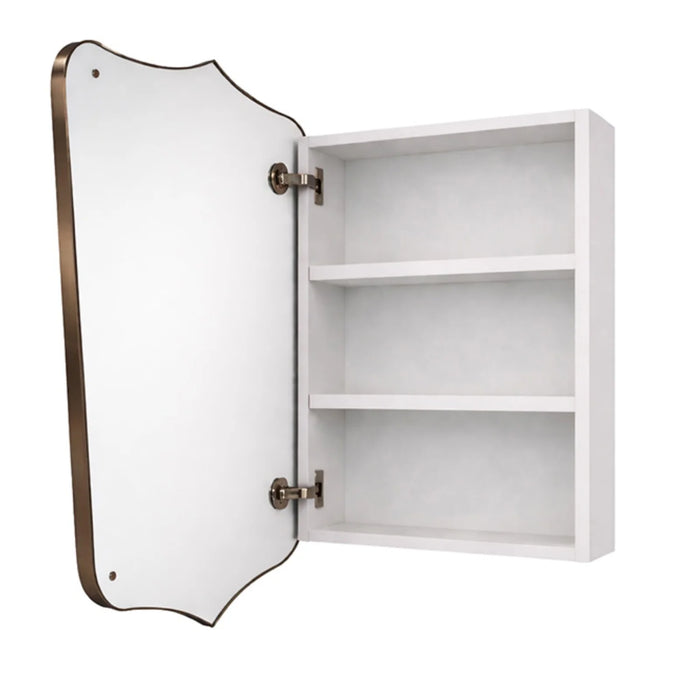 Beckett Bronze Mirror Cabinet