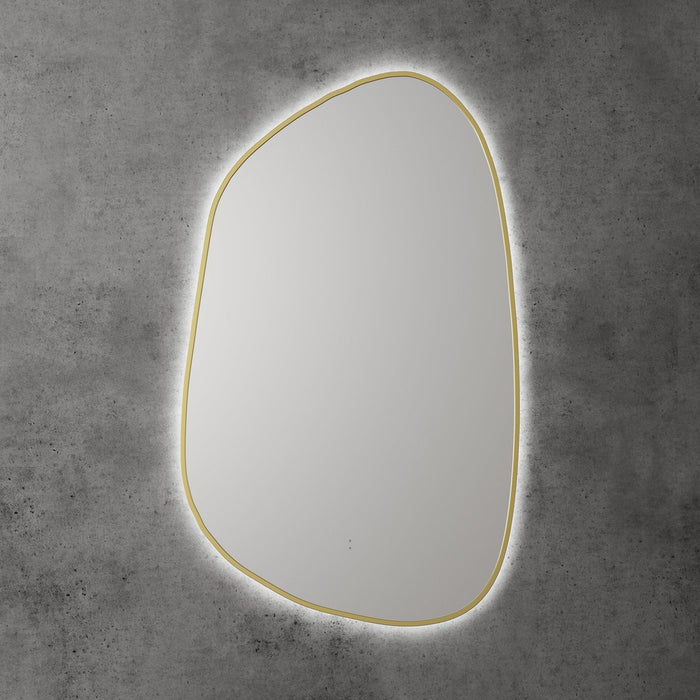 Tyson Backlit LED Mirror Brushed Gold