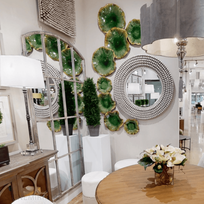 Uttermost Amiel Ivory Arched Large Wall Mirror