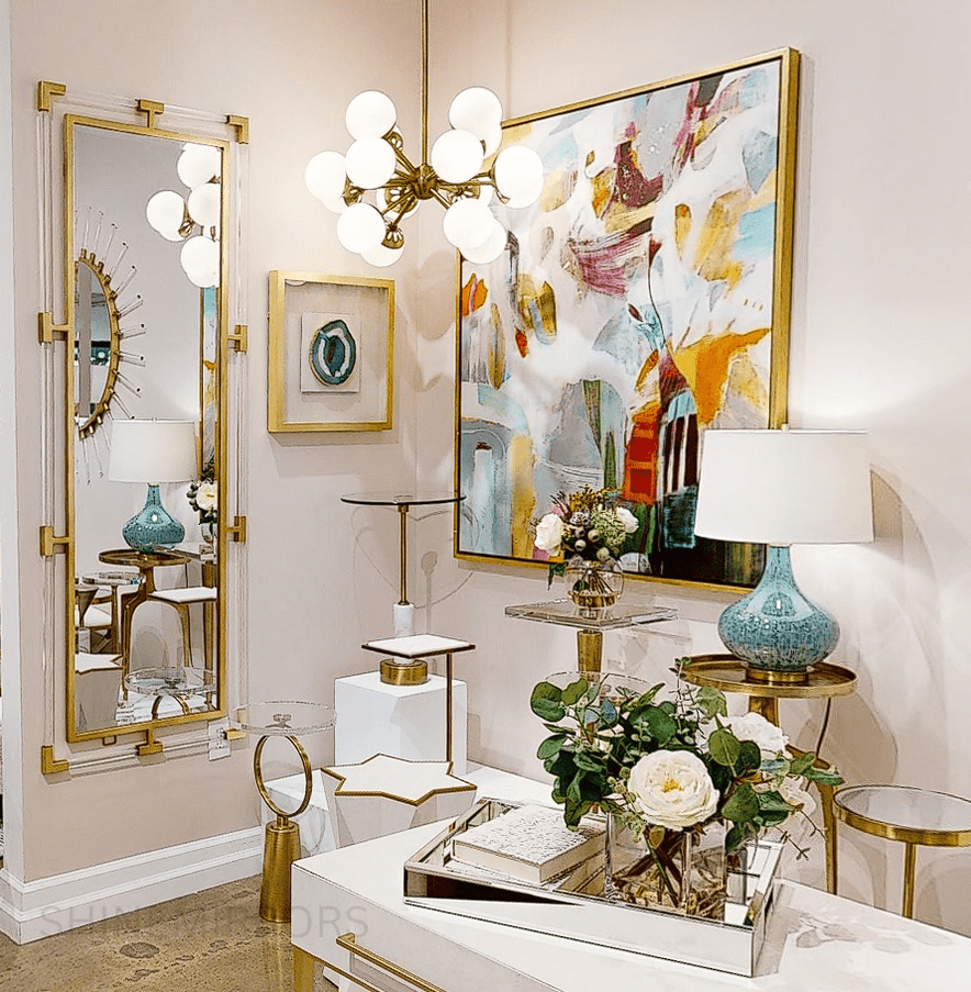 Uttermost Balkan Gold Tall Mirror — SHINE MIRRORS AUSTRALIA