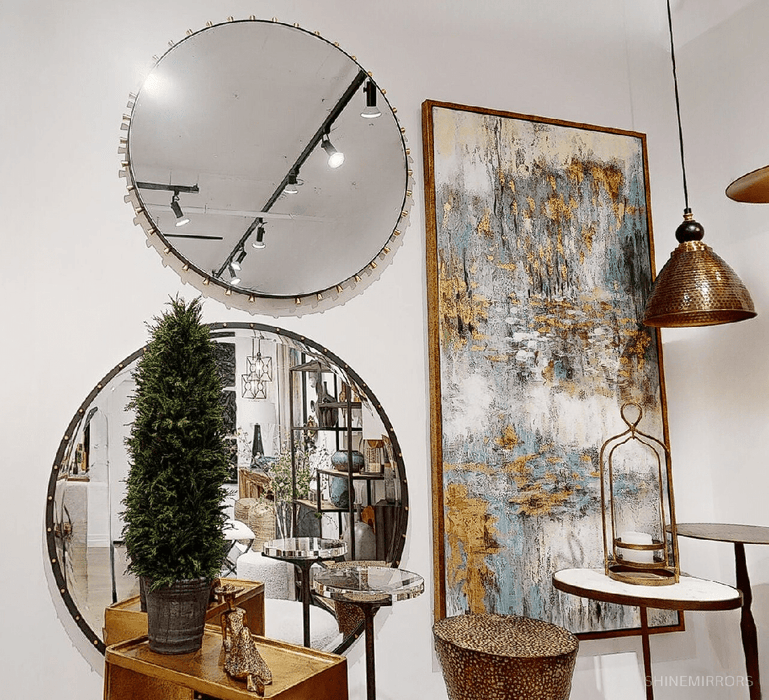 Uttermost Benedo Round Wall Mirror