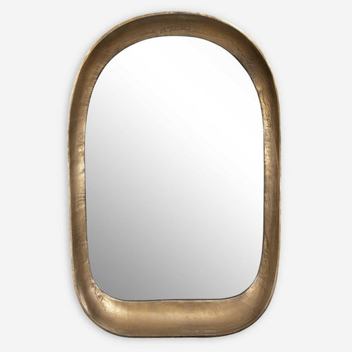 Uttermost Bradano Brass Arch Wall Mirror