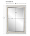 Uttermost Cape Whitewashed Wall Mirror
