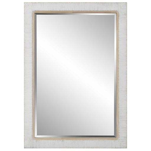 Uttermost Cape Whitewashed Wall Mirror