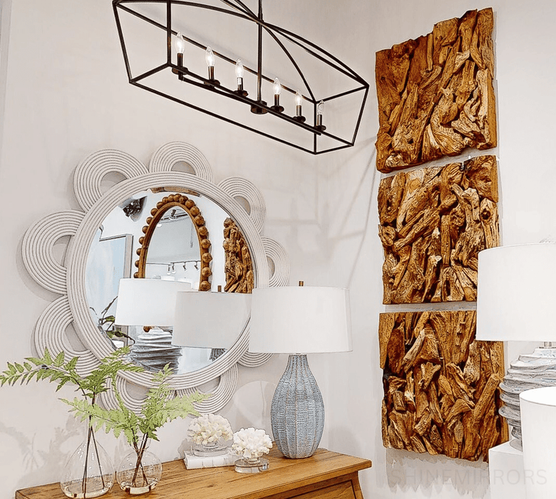 Uttermost Clematis Round White