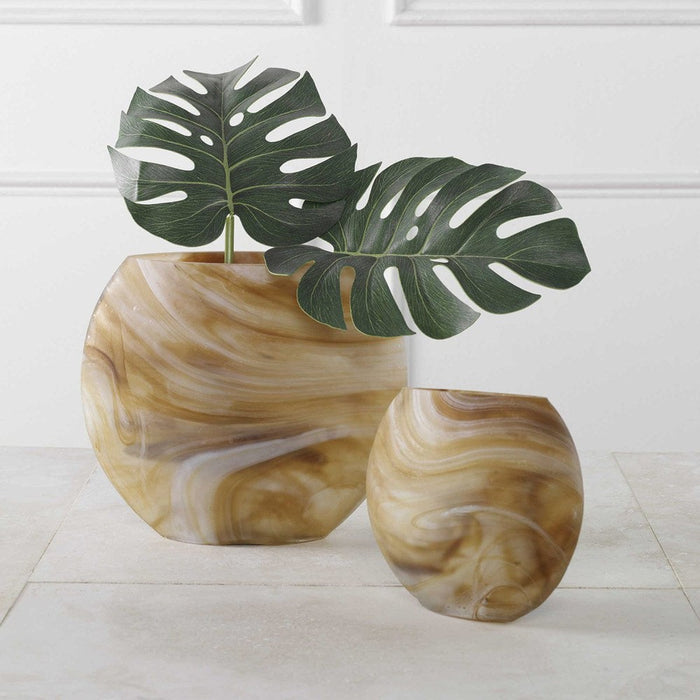 Uttermost Ripple Vase Uttermost Fusion Vases Set of 2 — SHINE MIRRORS AUSTRALIA