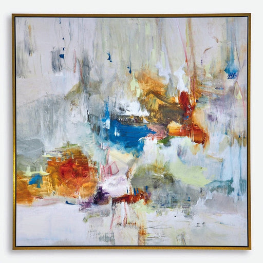 Uttermost In The Beginning Framed Canvas