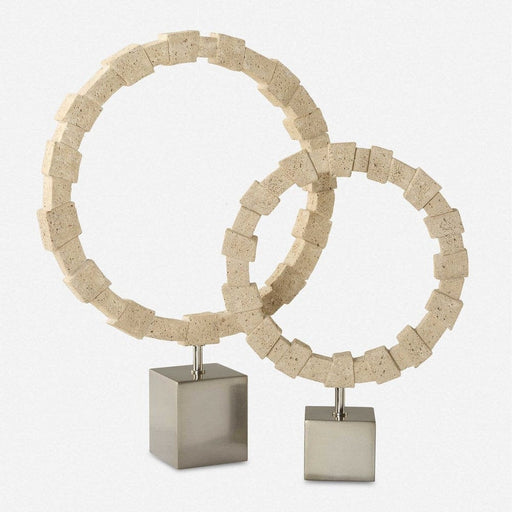 Uttermost Ivory Fusion Rings - Set of 2